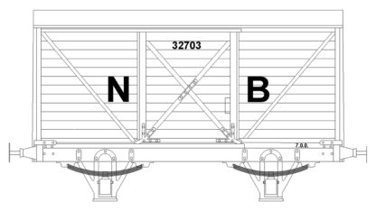 NBRD059F: NBR Diagram 59 Fitted Covered Goods Wagon Kit (van)